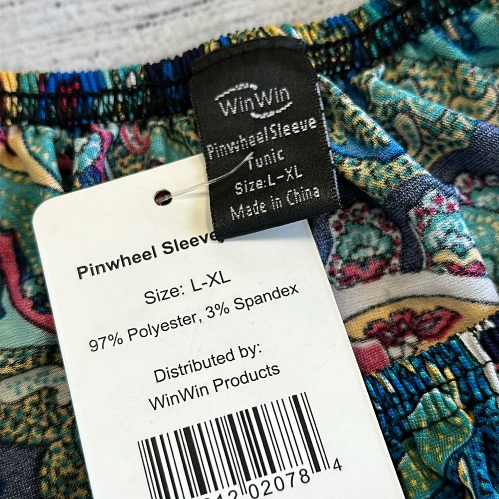 WinWin Boho Pinwheel Tunic • Sz L/XL • NWT! - Picture 5 of 11